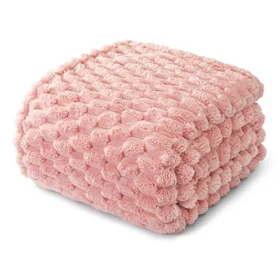[FallFreshness]Whale Flotilla Queen King Size Blanket for Bed with Expanded Stereoscopic Jacquard Pattern, Fuzzy Soft Cozy Ex...