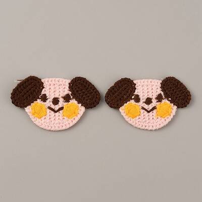 Animal Polyester Knitted Appliques