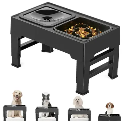 Adjustable Slow Feeder for Dogs - Promotes Comfortable Eating, Reduces Gulping, and Aids Digestion