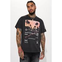 Never Too Late Short Sleeve Tee - Black