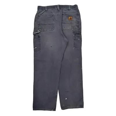 Carhartt Cargo Carpenter Trousers - 34? Waist Grey Cotton