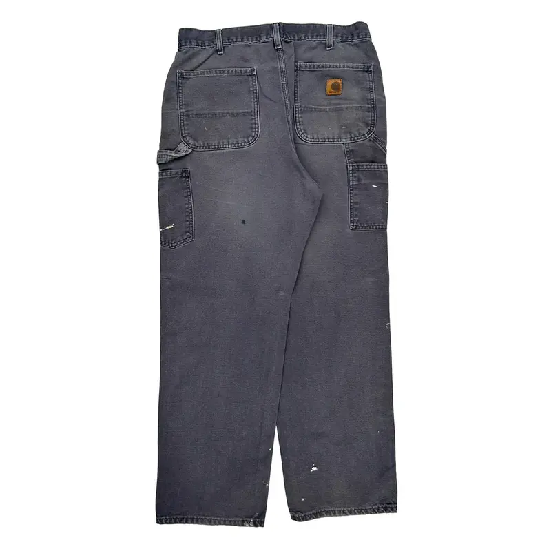 Carhartt Cargo Carpenter Trousers - 34? Waist Grey Cotton