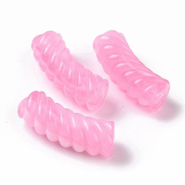 Two Tone Opaque Acrylic Beads