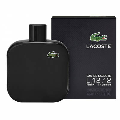 Eau De Lacoste L.12.12 Noir Cologne for Men - TESTER Eau de Toilette Spray 3.4 oz