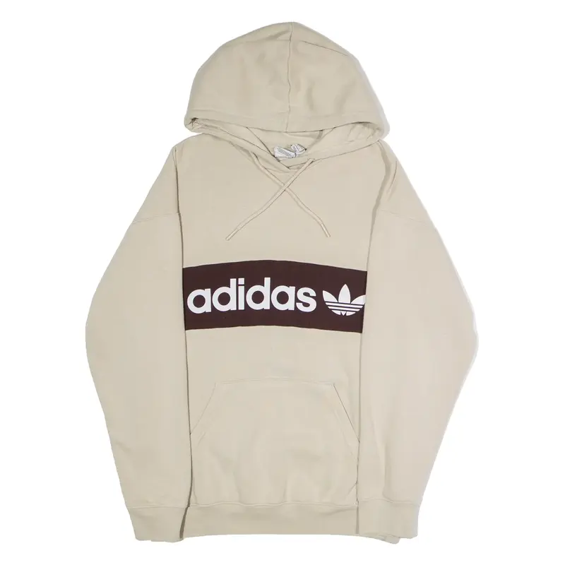 ADIDAS ORIGINALS Womens Beige Hoodie S
