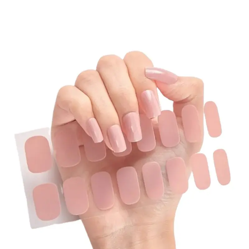 Gel Stickers Deni Carte - Nail Stickers Cured Uv/Led Nude