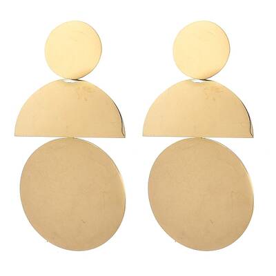 304 Stainless Steel Dangle Stud Earrings