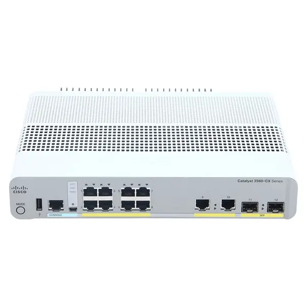 WS-C3560CX-8TC-S-WS Cisco 3560-cx Switch 8-Ports Ge Uplinks 2 X 1g Sfp