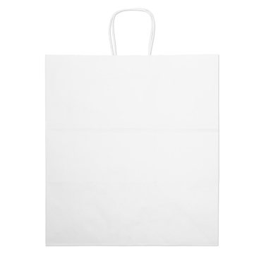 150 Promotional White Kraft Brute - Twisted Handles
