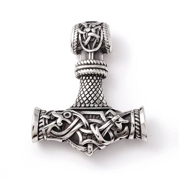 Tibetan Style 304 Stainless Steel Pendants