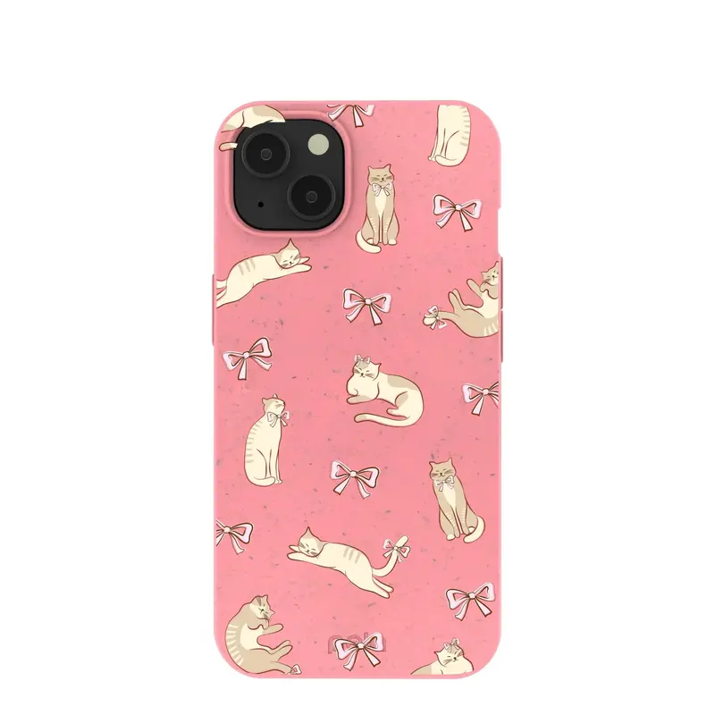 Bubblegum Pink Purrfection iPhone 13 Case