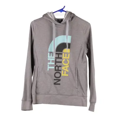 The North Face Hoodie - Small Grey Cotton Blend