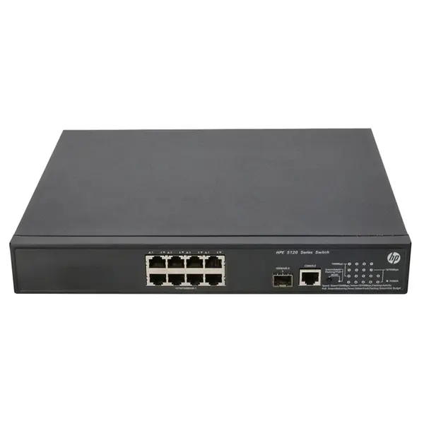 JG309-61201 HP 5120-8G-PoE+ 8-Port + 1-Port SFP Layer 2 Switch