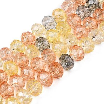 Transparent Glass Beads Strands