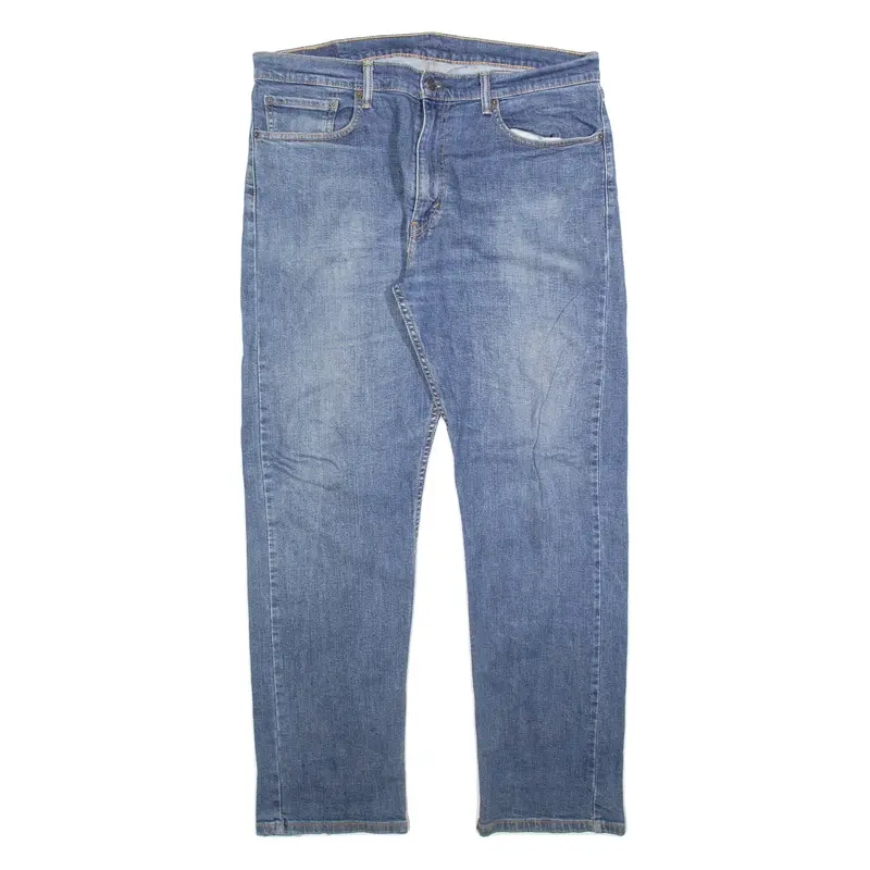 LEVI'S 505 Jeans Mens Blue Regular Straight W36 L32