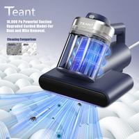 【NEW】Teant Mattress Vacuum Cleaner for Dust Mites Removal, Bed Vacuum with UV-C Light & 149°F Hot Air & Aroma Tablet & L...