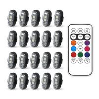 Wireless Remote Control Car LED Lights, Multi-mode Car Warning Light, Bike Lights, Decorative Light for Motorcycle, Car Acces...