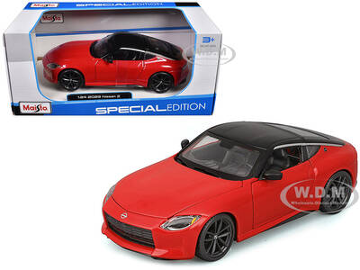 2023 Nissan Z Red with Black Top Special Edition Series 1/24 Diecast Model Car by Maisto