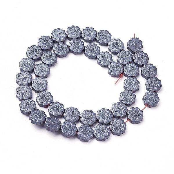 Non-magnetic Synthetic Hematite Beads Strands