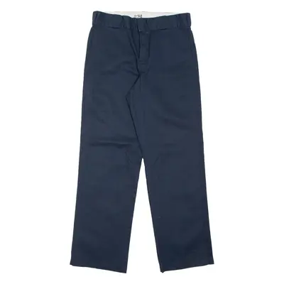 DICKIES Chino Mens Trousers Blue Regular Straight W30 L29