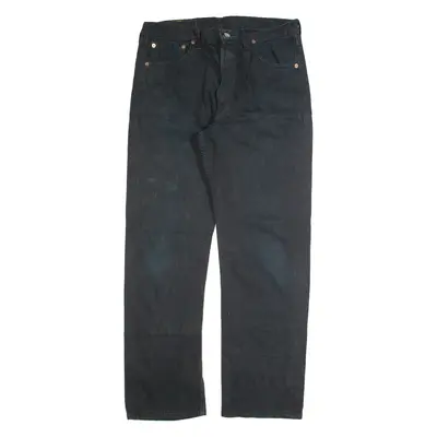 LEVI'S 501 Jeans Mens Black Regular Straight 90s W34 L30
