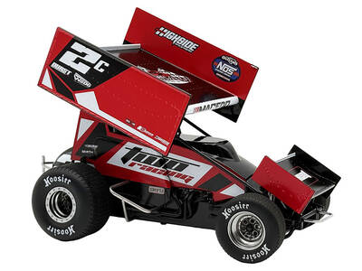 Winged Sprint Car #2C Cole Macedo Two C Racing (2025) 1/18 Diecast Model Car by ACME
