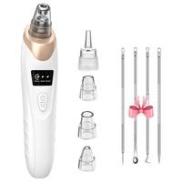 Electric Blackhead Cleaner & Manual Cleaner, 1 Set Rechargeable Facial Pore Cleaner with Accessories, Portable Facial Skin Ca...