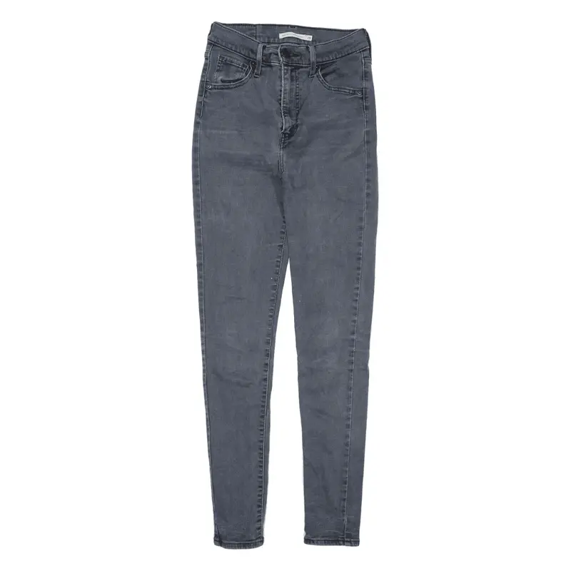 LEVI'S Mile HIgh Jeans Grey Denim Slim Skinny Womens W23 L27