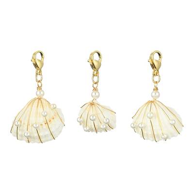 Wire Wrapped Shell Pendant Decorations