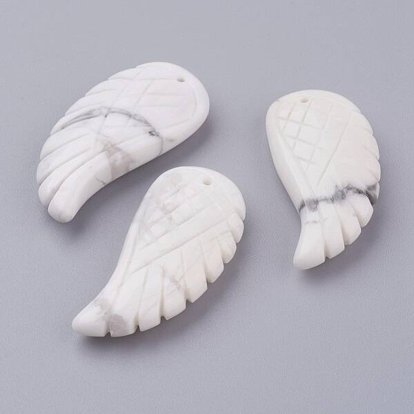 Natural Howlite Pendants