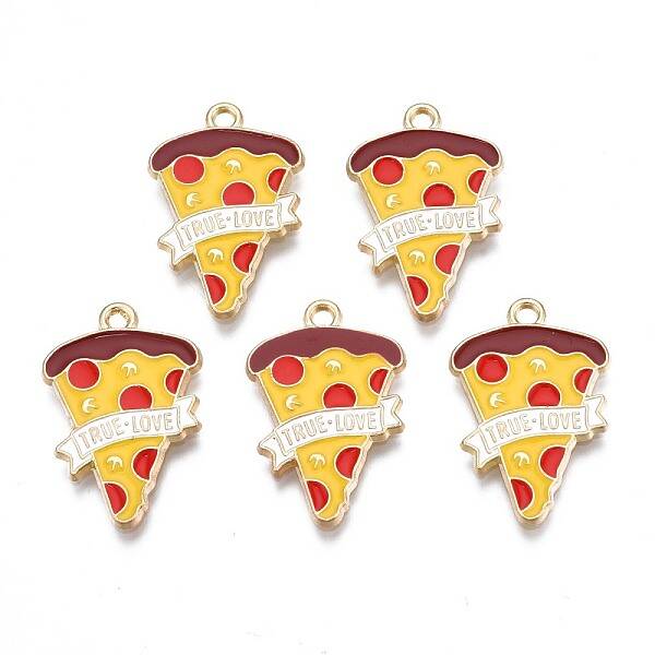 Rack Plating Alloy Enamel Pendants