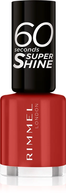 Rimmel 60 Seconds Super Shine - Nail Polish 8 ml 310 Double Decker Red