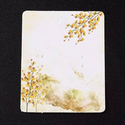 Paper Jewelry Display Cards