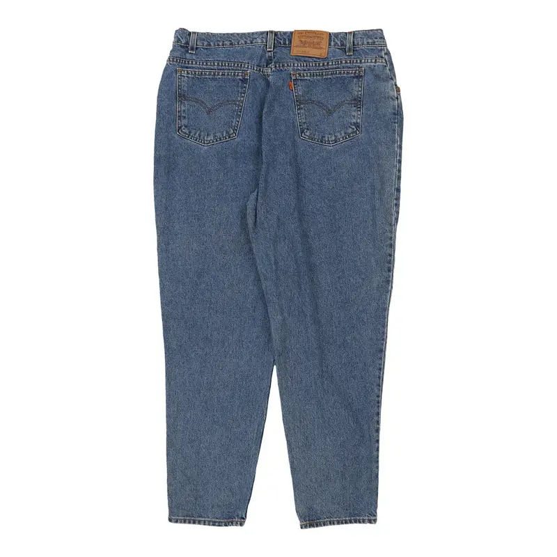 Orange Tab 950 Levis Jeans - 36W 28L Dark Wash Cotton