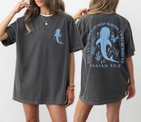 Whale Shark Tshirt, Beachy Shirt, Shark Shirts, Jesus T-shirt, Beachy Tee, Beachy Tee, Summer T-shirt, Christian Ocean Shirt,...