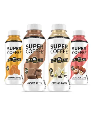 Super Coffee, Ready To Drink Protein Iced Coffee, 12 Fl Oz (Pack of 12) Low Net Carbs, No Added Sugar, Keto Friendly, 10g of ...