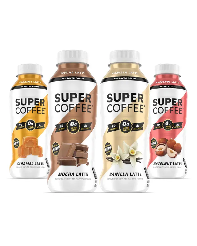 Super Coffee, Ready To Drink Protein Iced Coffee, 12 Fl Oz (Pack of 12) Low Net Carbs, No Added Sugar, Keto Friendly, 10g of ...