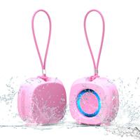 TikTokShopRestock，Portable Bluetooth Speaker with RGB Lights, IPX5 Waterproof, TWS Pair, Long Playtime, Great Gift for Fath...