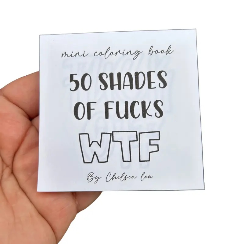 50 shades of F*#%s mini coloring book for adults
