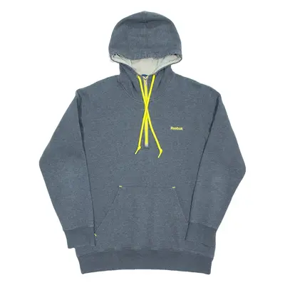 REEBOK Mens Grey Hoodie L