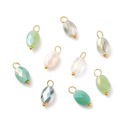 Electroplate Glass Pendants