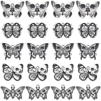20Pcs 5 Style Alloy Enamel Pendants