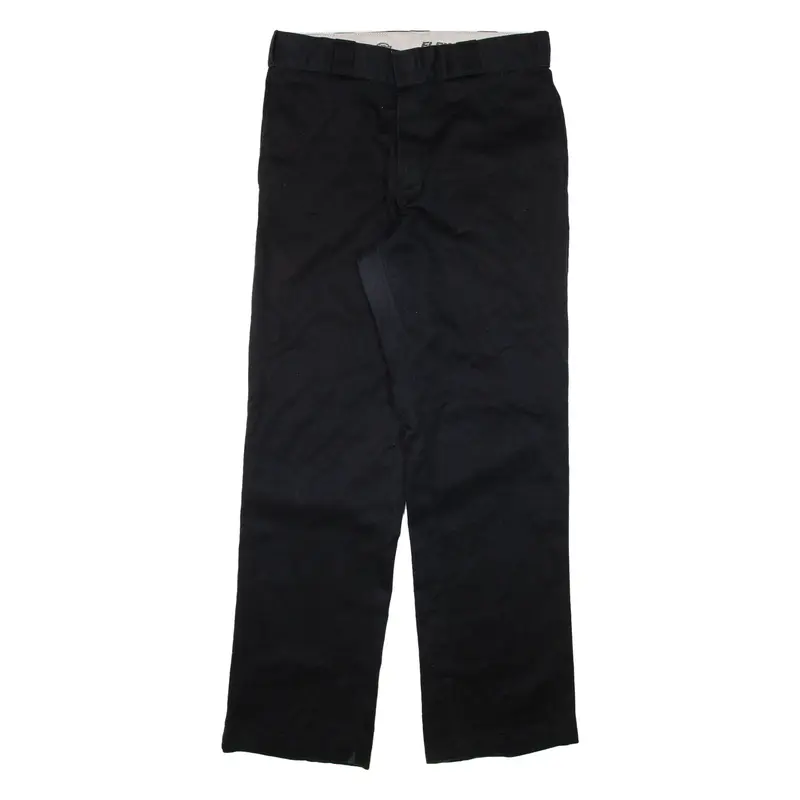 DICKIES 874 Workwear Mens Trousers Black Regular Straight W32 L32