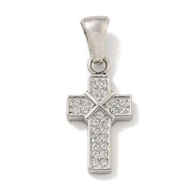 304 Stainless Steel Cubic Zirconia Pendants
