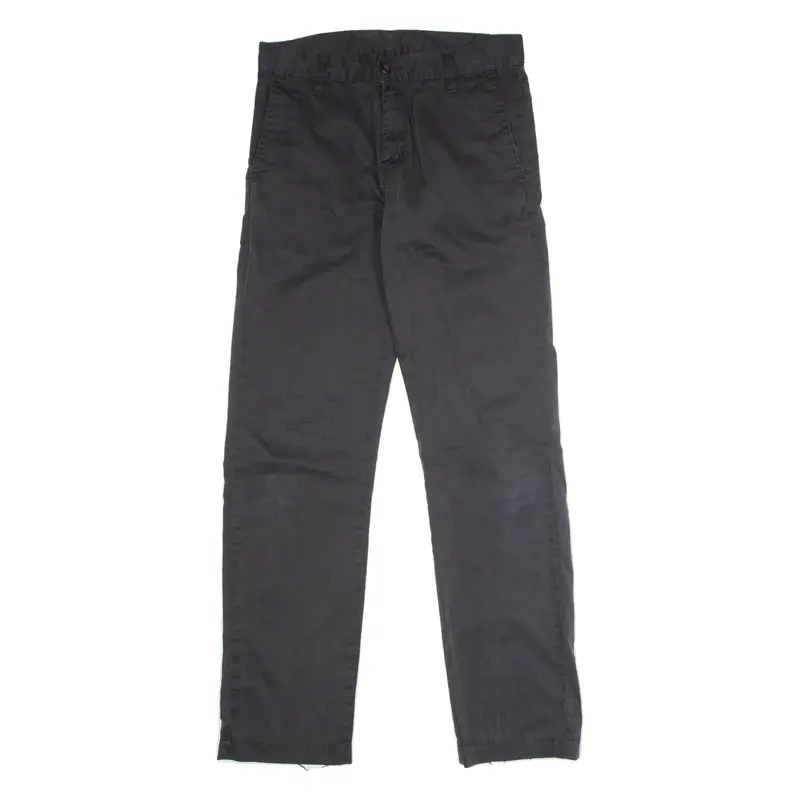 CARHARTT WIP Station Mens Twill Trousers Black Regular Straight W30 L32