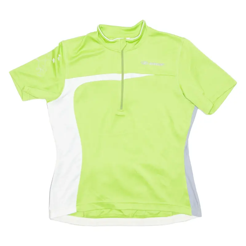 Cycling Mens Jersey Green 1/2 Zip L