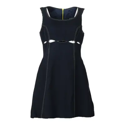 Versace Jeans Couture Mini Mini Dress - XS Navy Cotton Blend