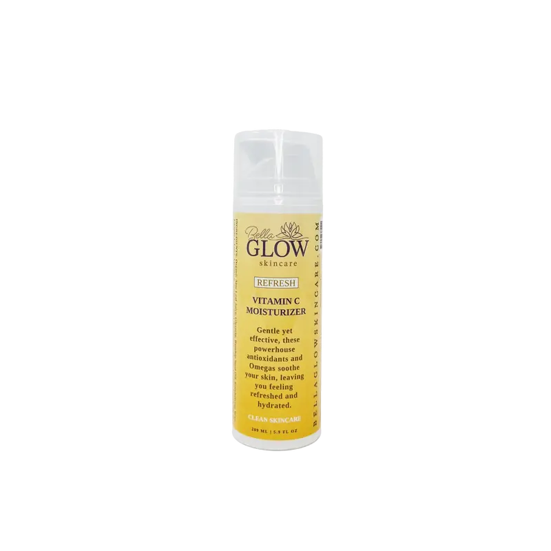 REFRESH Vitamin C Facial Moisturizer made with 5 plant extracts, Vit. E + A | NEW LARGER SIZE! | Size: 150mL (5.1floz)-UNSCEN...