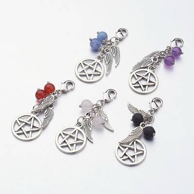Tibetan Style Gemstone Pendants