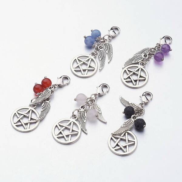 Tibetan Style Gemstone Pendants